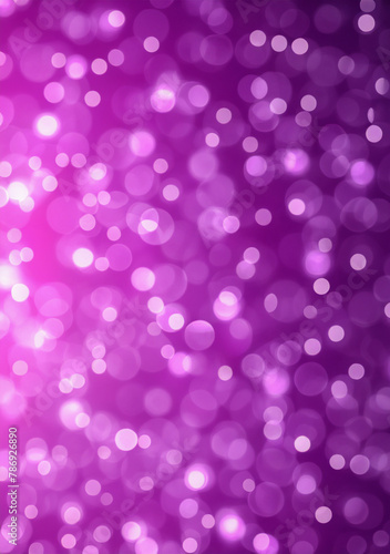 Purple rays and pink light beame with glitter light, sparkle glowing shiny dots effect, and bokeh decoration