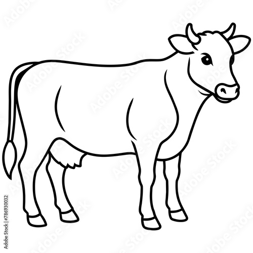 cow isolated mascot,cow silhouette,cow vector,icon,svg,characters,Holiday t shirt,black cow drawn trendy logo Vector illustration,cow line art on a white background