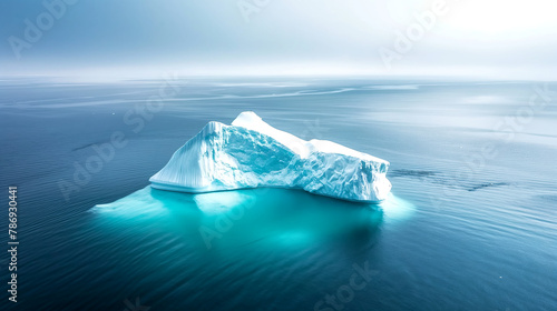 氷山の壮大な景色と温暖化 beautiful glacier and global warming