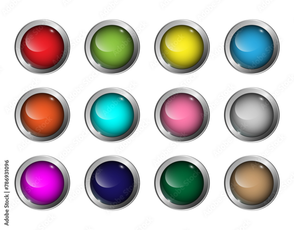 Set of colored web buttons.Set of modern buttons for web site and ui. Vector button illustrations for web site and ui. Set of colored web buttons.Set of modern buttons for web site and ui. Vector button illustrations for web site and ui.