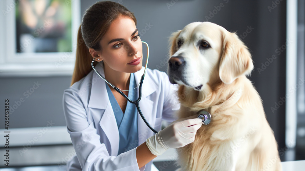 Caring Hands, Healthy Paws: A Skilled Vet Conducts a Thorough Check-Up on a Loyal Companion Caring Hands, Healthy Paws: A Skilled Vet Conducts a Thorough Check-Up on a Loyal Companion