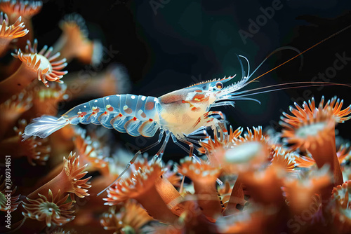 Spotted Cleaner Shrimp in a Coral Haven. © bajita111122