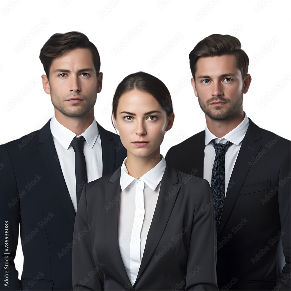 Portrait of businessmen working together
Portrait of businessmen working together