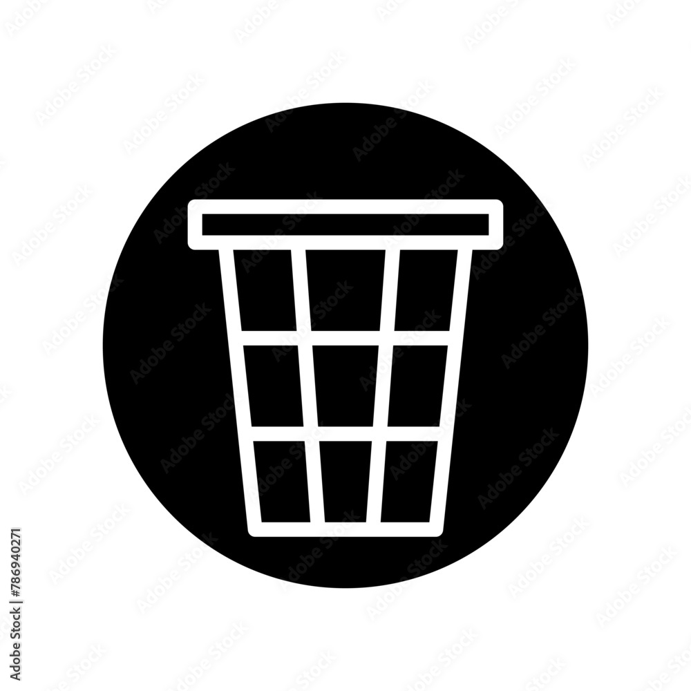 Trash can vector icon set. garbage illustration sign collection. basket symbol or logo. Trash can vector icon set. garbage illustration sign collection. basket symbol or logo.