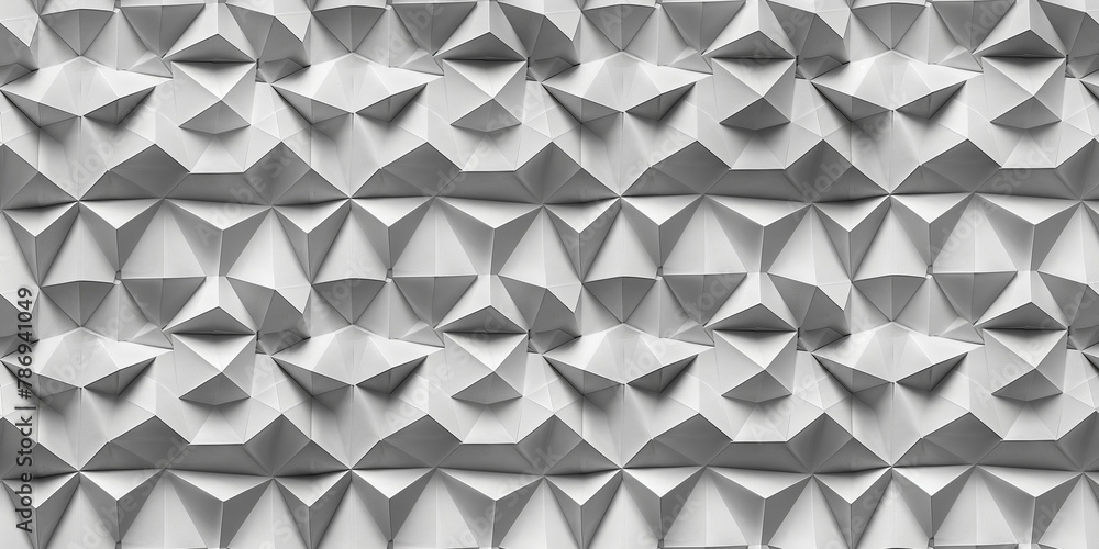 Obraz premium Volumetric geometrical pattern
