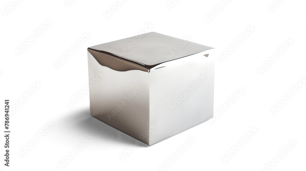 A glossy and precisely rendered 3D cuboid on a transparent background A glossy and precisely rendered 3D cuboid on a transparent background