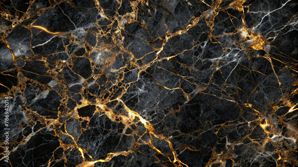 Natural Black and Gold Marble Stone Texture Amidst Grunge Background Natural Black and Gold Marble Stone Texture Amidst Grunge Background