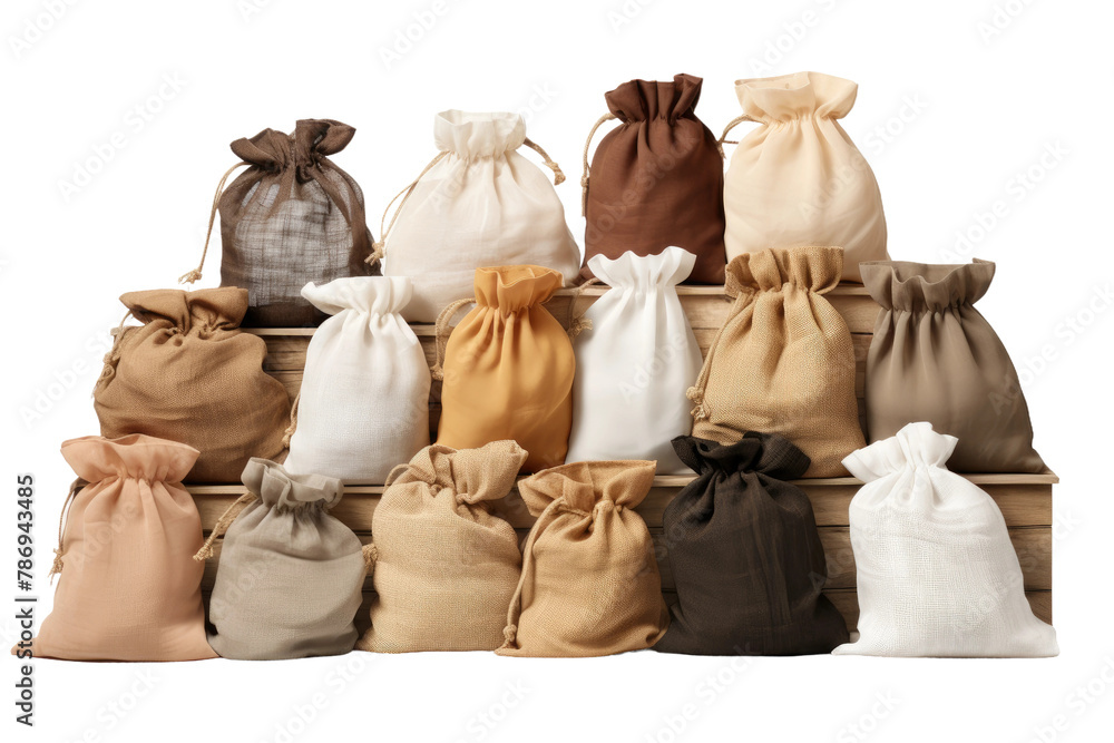 Obraz premium A Symphony of Satchels: A Multitude of Bags Basking on a Table