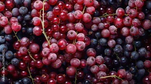 A close-up shot of a bunch of grapes. Suitable for food and beverage industry