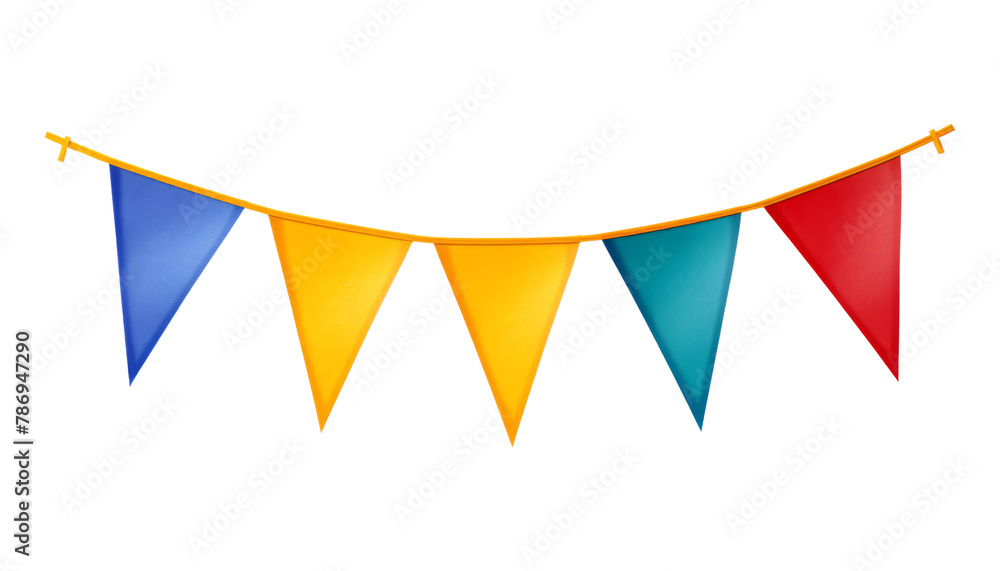 blue yellow red party ribbon banner isolated on transparent background cutout blue yellow red party ribbon banner isolated on transparent background cutout