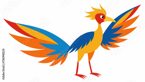 Paradise bird and svg file