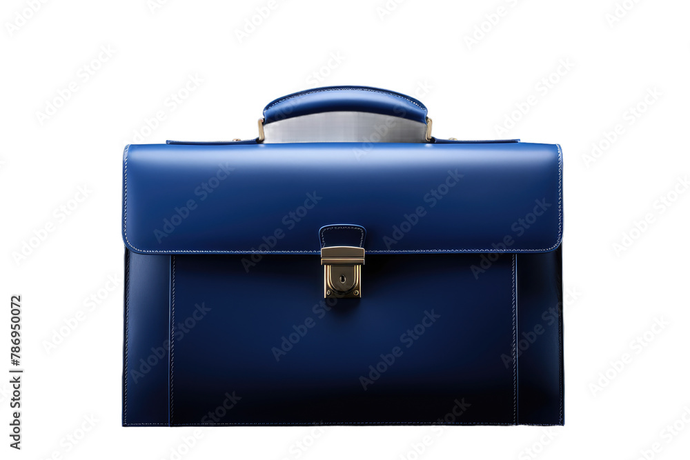 The Elegance of Azure: A Blue Leather Briefcase The Elegance of Azure: A Blue Leather Briefcase