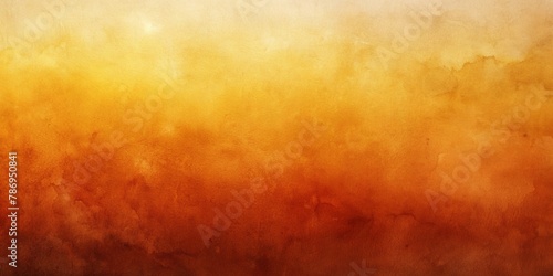 Amber color gradient background in water color style