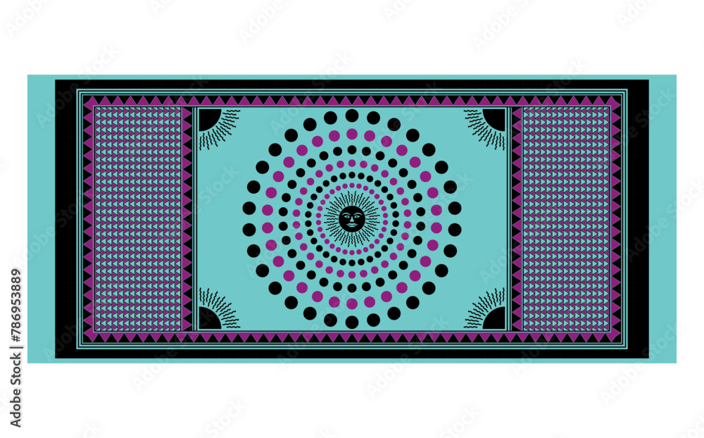 lady suit background with frame and flowers