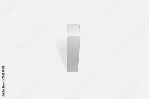 Tall Box Mockup Isolated on Background 3D Rendering