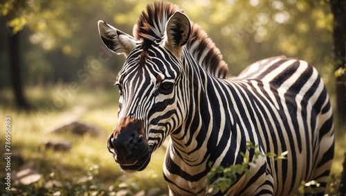 zebra in nature