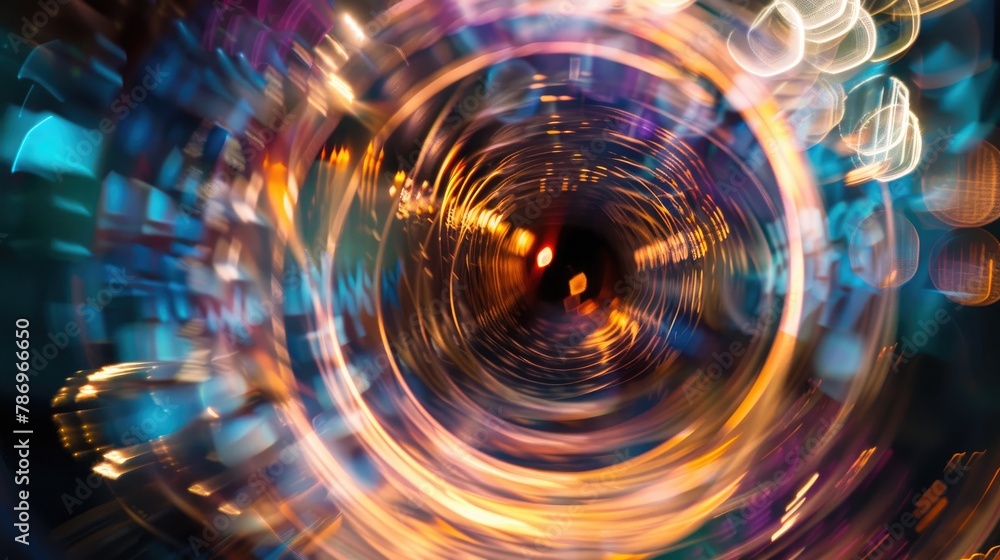 Light in abstract motion Light in abstract motion
