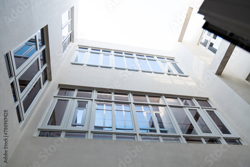 Many windows in the modern building © xy