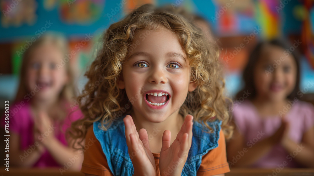 10. Classroom Charades: During a game of charades, a funny child in class enthusiastically acts out their assigned word or phrase with exaggerated gestures and facial expressions, 10. Classroom Charades: During a game of charades, a funny child in class enthusiastically acts out their assigned word or phrase with exaggerated gestures and facial expressions,