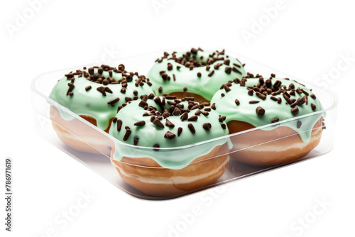 Decadent Doughnut Delight: Chocolate Dream in a Container