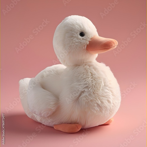white duck plush
