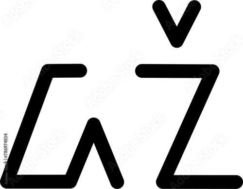 Illustration vector graphic of the name Dane, sundanese script, unique font. Great for printing on your personal items