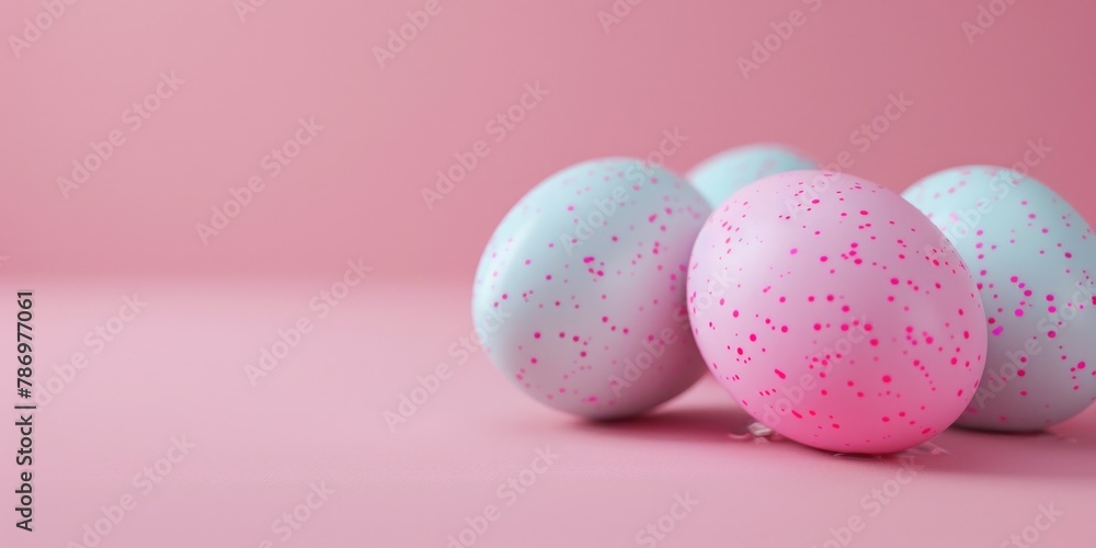 Colorful Easter eggs perfect for holiday designs