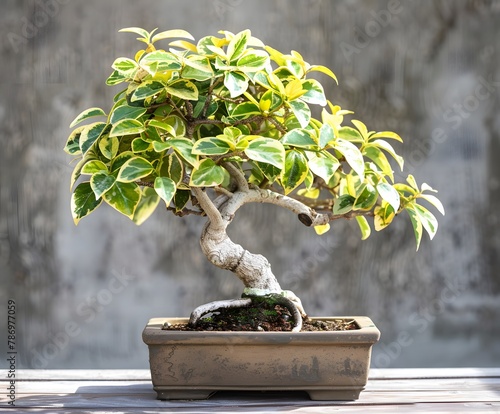 Bonsai tree in pot