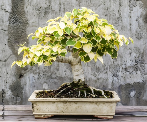 Bonsai tree in pot