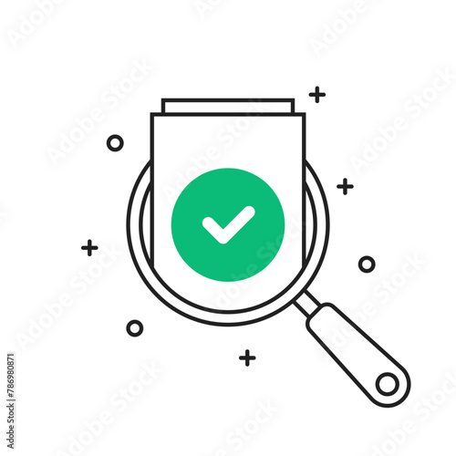 good review result or assessment icon photo