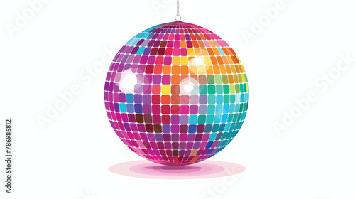 Disco ball background banner perfect for vibrant part