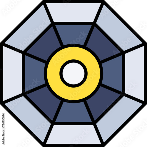 Feng, shui, yang, yin, chinese Icon