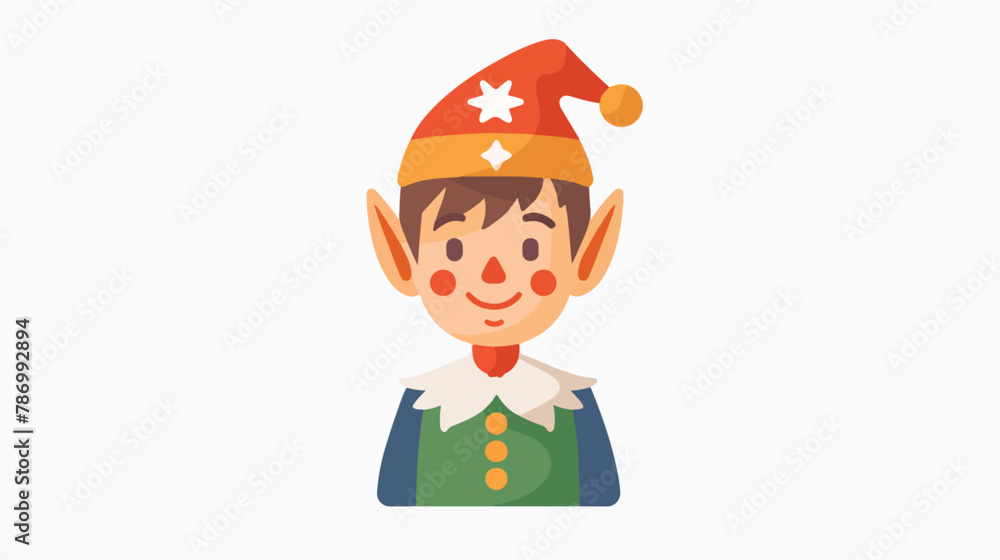 Elf icon. Illustration for business. flat vector isolated