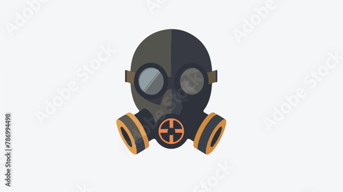 English sas gas mask isolated. flat vector isolated  © Vector