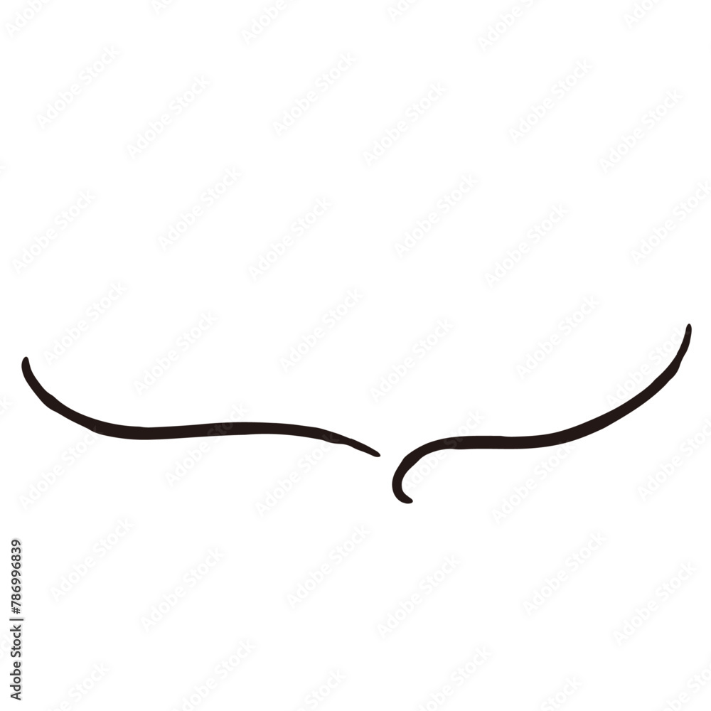 シンプルでおしゃれな手描きの吹き出し(横書き) シンプルでおしゃれな手描きの吹き出し(横書き)