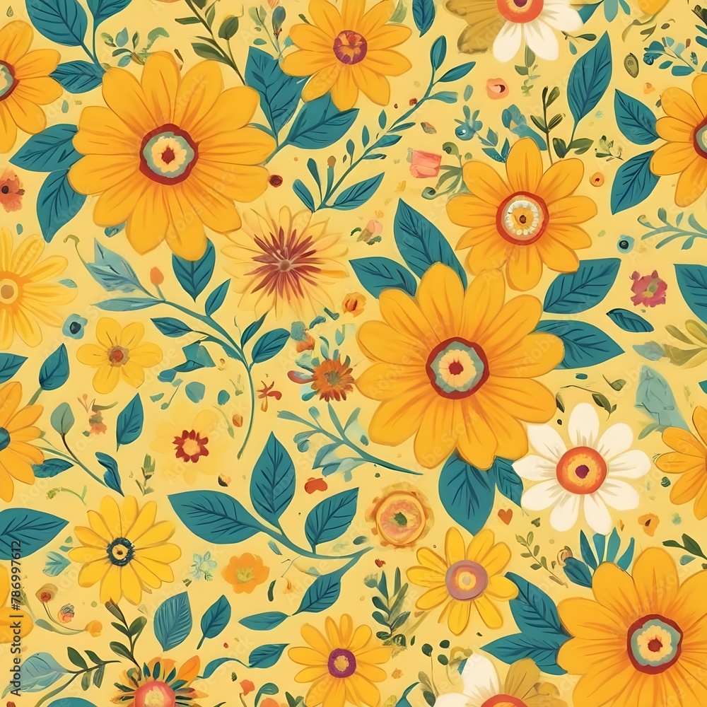 seamless floral pattern seamless floral pattern