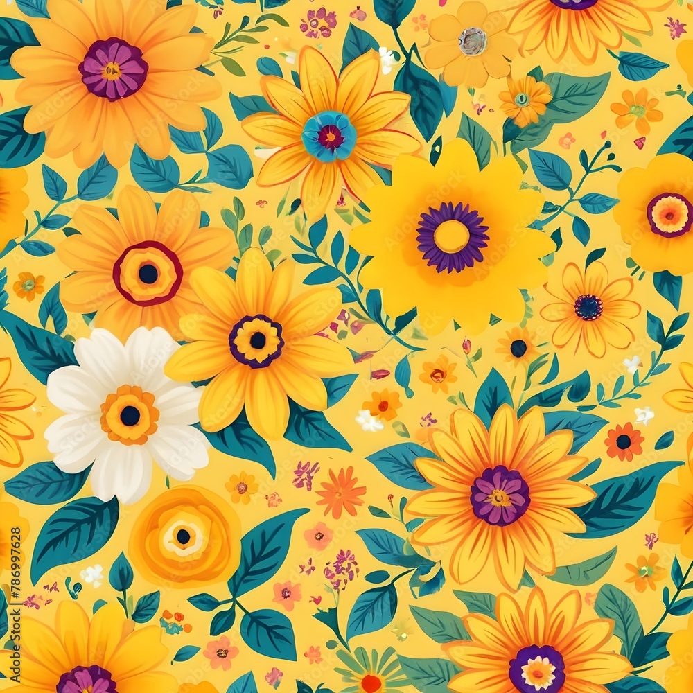 seamless floral pattern seamless floral pattern