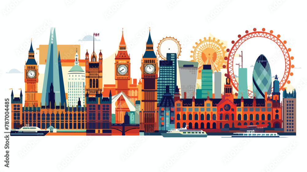 London graphic vector illustration Vector illustration