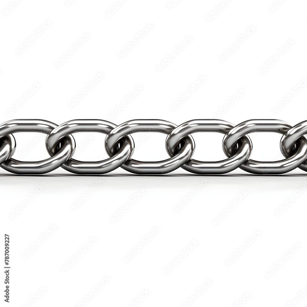 White background with a chain link. Clipart design in vector art format. White background with a chain link. Clipart design in vector art format.