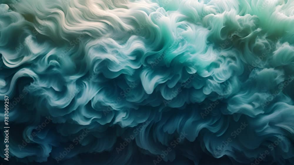 Blue green fur background texture. Beautiful dark green turquoise vintage color trends pattern texture background. Soft color beauty 4k video Blue green fur background texture. Beautiful dark green turquoise vintage color trends pattern texture background. Soft color beauty 4k video