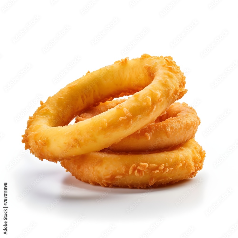 Two fried doughnuts on white background. Vector art, clipart, transparent design image Two fried doughnuts on white background. Vector art, clipart, transparent design image