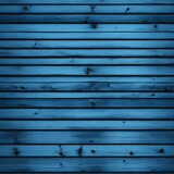 AI generated illustration of a weathered blue paint on a rustic wooden plank with rust