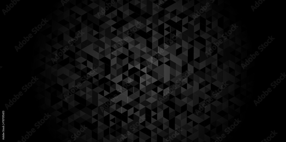 Vector geometric seamless technology gray and black triangle background. Abstract digital grid light pattern black Polygon Mosaic triangle Background, business and corporate background. Vector geometric seamless technology gray and black triangle background. Abstract digital grid light pattern black Polygon Mosaic triangle Background, business and corporate background.