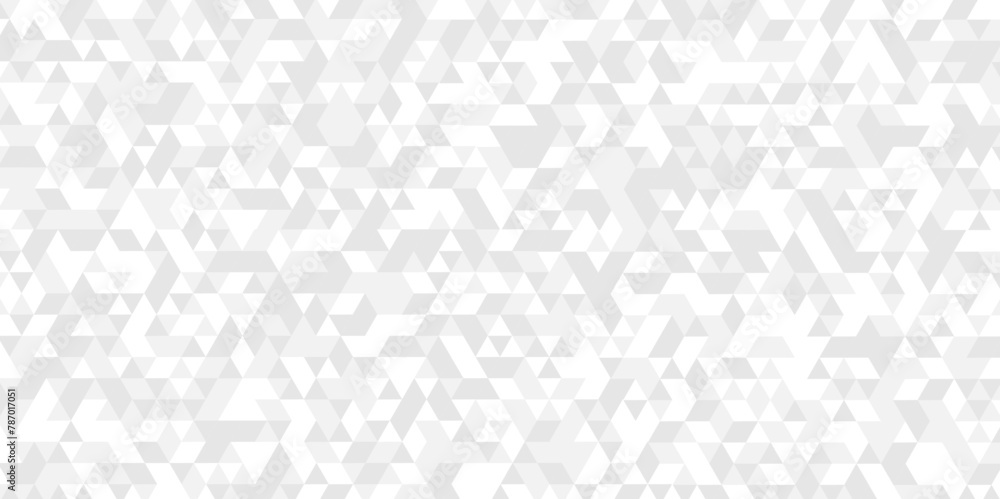 Vector geometric seamless technology gray and white triangle background. Abstract digital grid light pattern white Polygon Mosaic triangle Background, business and corporate background. Vector geometric seamless technology gray and white triangle background. Abstract digital grid light pattern white Polygon Mosaic triangle Background, business and corporate background.