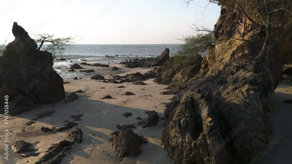 Scenery of rock formation or Hin Talu on Ko Phayam island in Thailand Scenery of rock formation or Hin Talu on Ko Phayam island in Thailand