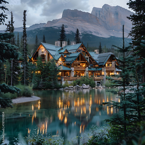 Emerald Lake Lodge is the only property on seclude photo