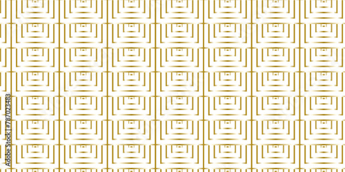 Overlapping Pattern Minimal diamond geometric waves square and abstract circle wave line. yellow and wood color seamless tile stripe geometric create retro square line backdrop pattern background.