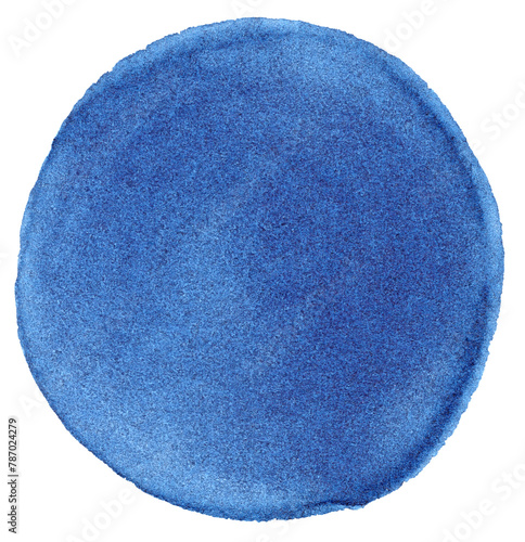 Blue Watercolor circle texture. Watercolour circle elements for design, Poster, Brochure, Printing, Advertisement, etc.