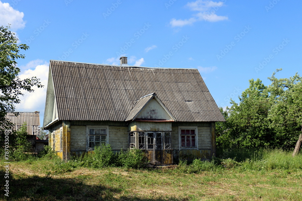 The roof as an architectural detail in the construction of houses. The roof as an architectural detail in the construction of houses.