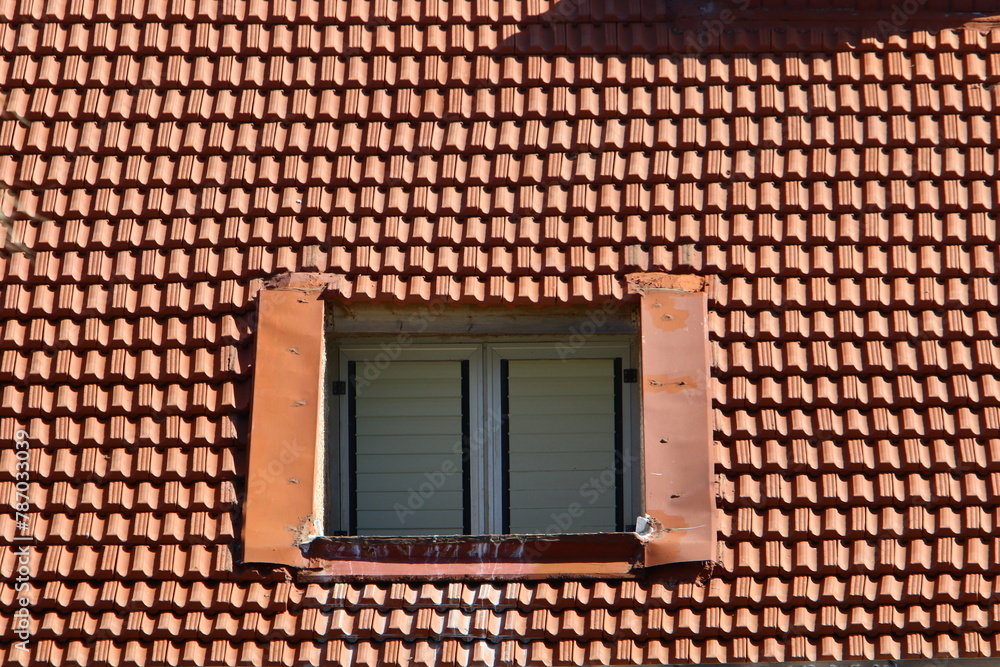 The roof as an architectural detail in the construction of houses. The roof as an architectural detail in the construction of houses.